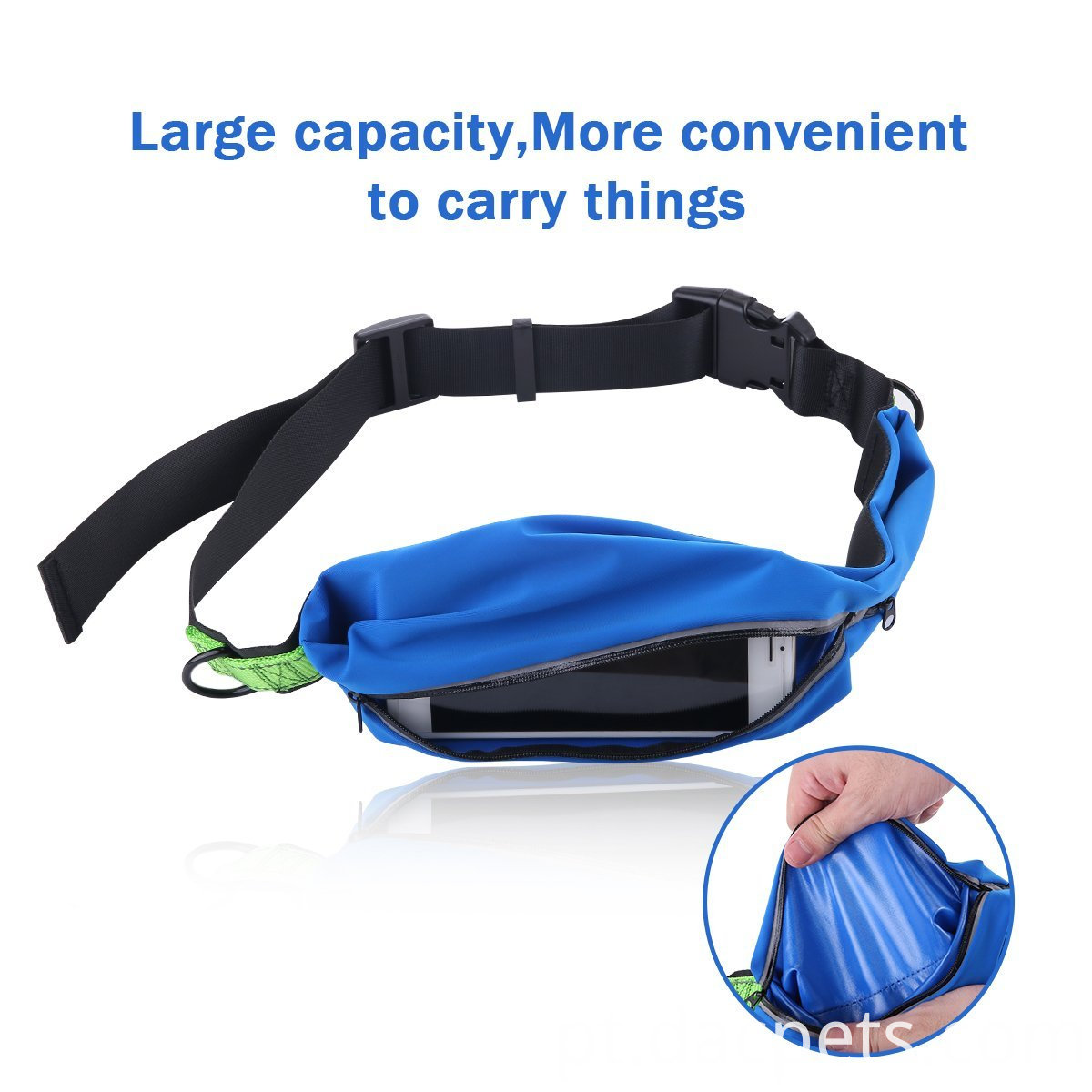Leash de cão de corrida sem mãos livres com Pounches Hands-Free Running Dog Leash with Pounches